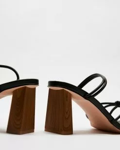 Atmos&Here Yasmin Leather Heels Black Leather -Sandals Sales Shop http3A2F2Fstatic.theiconic.com .au2Fp2Fatmos here 3837 7225821 4