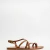 Atmos&Here Reeta Leather Sandals Tan Leather