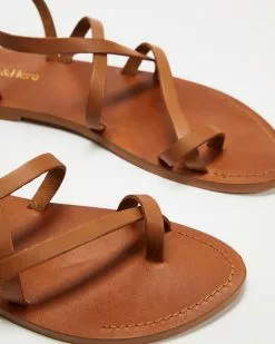 Atmos&Here Reeta Leather Sandals Tan Leather -Sandals Sales Shop http3A2F2Fstatic.theiconic.com .au2Fp2Fatmos here 4396 9979621 4