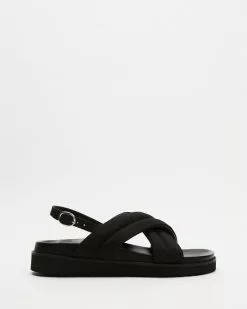 Atmos&Here Maya Neoprene Sandals Black Neoprene