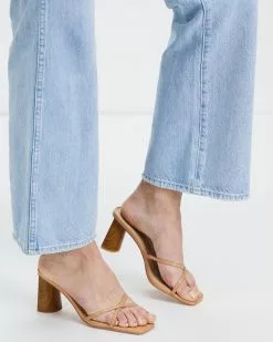 Atmos&Here Yolanda Leather Heels Light Tan Leather -Sandals Sales Shop http3A2F2Fstatic.theiconic.com .au2Fp2Fatmos here 4458 8147621 4
