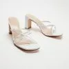 Atmos&Here Sofie Leather Heels White Leather