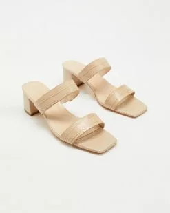 Atmos&Here Barre Leather Heels Beige Croc Embossed Leather -Sandals Sales Shop http3A2F2Fstatic.theiconic.com .au2Fp2Fatmos here 5650 1247621 3