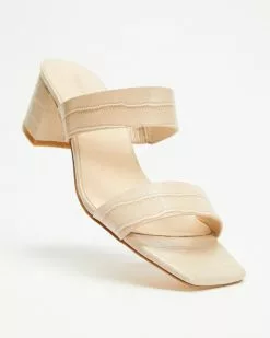 Atmos&Here Barre Leather Heels Beige Croc Embossed Leather -Sandals Sales Shop http3A2F2Fstatic.theiconic.com .au2Fp2Fatmos here 5650 1247621 6