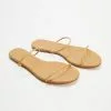 Atmos&Here Rio Leather Sandals Beige Leather