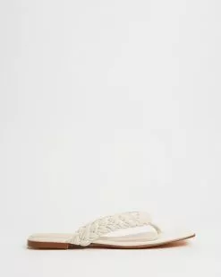 Atmos&Here Tikka Leather Sandals Cream Leather -Sandals Sales Shop http3A2F2Fstatic.theiconic.com .au2Fp2Fatmos here 6618 6273231 2
