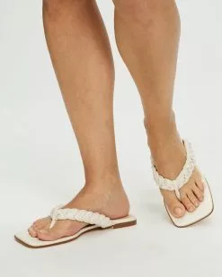 Atmos&Here Tikka Leather Sandals Cream Leather -Sandals Sales Shop http3A2F2Fstatic.theiconic.com .au2Fp2Fatmos here 6618 6273231 4