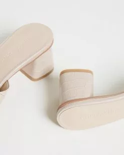 Atmos&Here Chee Leather Heels Bone Croc Embossed Leather -Sandals Sales Shop http3A2F2Fstatic.theiconic.com .au2Fp2Fatmos here 6716 5173231 3