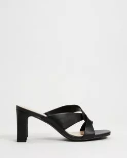 Atmos&Here Sinsa Leather Heels Black Leather -Sandals Sales Shop http3A2F2Fstatic.theiconic.com .au2Fp2Fatmos here 6865 6173231 3