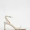 Atmos&Here Vista Leather Heels White Lizard