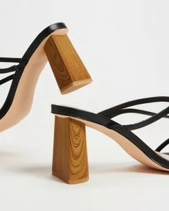 Atmos&Here Yin Leather Heels Black Leather -Sandals Sales Shop http3A2F2Fstatic.theiconic.com .au2Fp2Fatmos here 7378 1273231 4