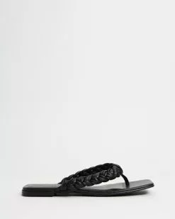 Atmos&Here Tikka Leather Sandals Black Leather -Sandals Sales Shop http3A2F2Fstatic.theiconic.com .au2Fp2Fatmos here 7695 5273231 3