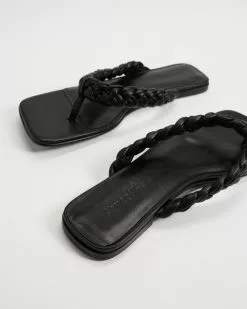Atmos&Here Tikka Leather Sandals Black Leather -Sandals Sales Shop http3A2F2Fstatic.theiconic.com .au2Fp2Fatmos here 7695 5273231 4