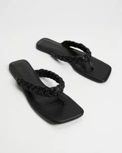 Atmos&Here Tikka Leather Sandals Black Leather -Sandals Sales Shop http3A2F2Fstatic.theiconic.com .au2Fp2Fatmos here 7705 5273231 2