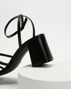 Atmos&Here Kiera Leather Heels Black Leather -Sandals Sales Shop http3A2F2Fstatic.theiconic.com .au2Fp2Fatmos here 7742 0159131 5