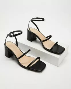 Atmos&Here Kiera Leather Heels Black Leather -Sandals Sales Shop http3A2F2Fstatic.theiconic.com .au2Fp2Fatmos here 7751 0159131 3