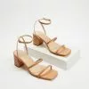 Atmos&Here Kiera Leather Heels Light Tan Leather