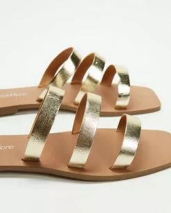 Atmos&Here Sofia Sandals Soft Gold Leather -Sandals Sales Shop http3A2F2Fstatic.theiconic.com .au2Fp2Fatmos here 9298 2618531 4