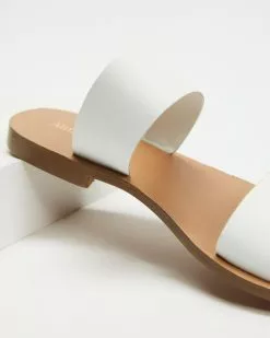 Atmos&Here Asta Leather Slides White Full Grain Leather -Sandals Sales Shop http3A2F2Fstatic.theiconic.com .au2Fp2Fatmos here 9326 4663921 5