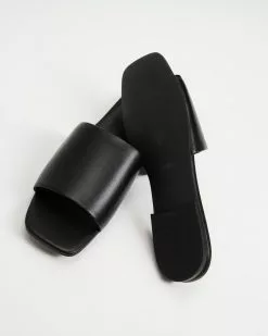 Atmos&Here Hazel Leather Sandals Black Leather -Sandals Sales Shop http3A2F2Fstatic.theiconic.com .au2Fp2Fatmos here 9396 3273231 4