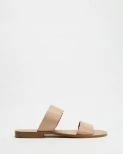 Atmos&Here Asta Leather Slides Nude Full Grain Leather -Sandals Sales Shop http3A2F2Fstatic.theiconic.com .au2Fp2Fatmos here 9509 3663921 3