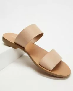 Atmos&Here Asta Leather Slides Nude Full Grain Leather -Sandals Sales Shop http3A2F2Fstatic.theiconic.com .au2Fp2Fatmos here 9509 3663921 5