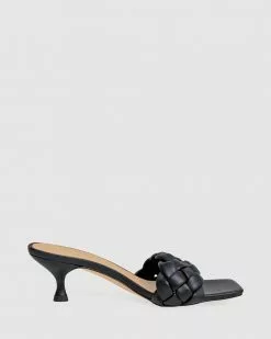 Belle & Bloom Tenacity Woven Heel - Black