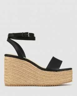 Betts Sassy High Wedges Black