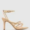 Betts Lavender Stiletto Heeled Sandals Nude