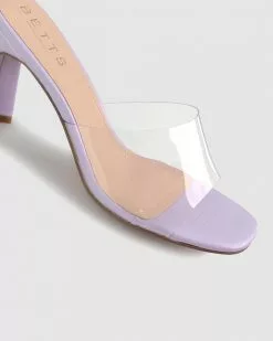 Betts Skrunch Vinylite Mules Lilac/Clear -Sandals Sales Shop http3A2F2Fstatic.theiconic.com .au2Fp2Fbetts 0462 4145341 4