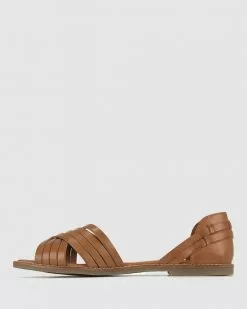 Betts La Scarla Leather Huarache Sandals Cognac -Sandals Sales Shop http3A2F2Fstatic.theiconic.com .au2Fp2Fbetts 0698 5653341 3