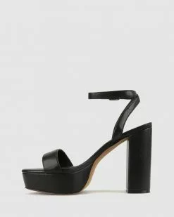 Betts Swoop Block Heel Platform Sandals Black -Sandals Sales Shop http3A2F2Fstatic.theiconic.com .au2Fp2Fbetts 2531 5280631 3
