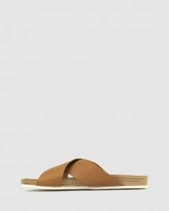 Betts Crete Cross Band Leather Sandals Tan -Sandals Sales Shop http3A2F2Fstatic.theiconic.com .au2Fp2Fbetts 3319 2614931 3