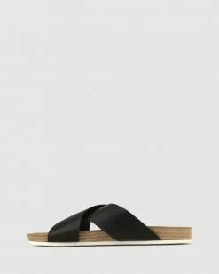 Betts Crete Cross Band Leather Sandals Black -Sandals Sales Shop http3A2F2Fstatic.theiconic.com .au2Fp2Fbetts 3352 4614931 3