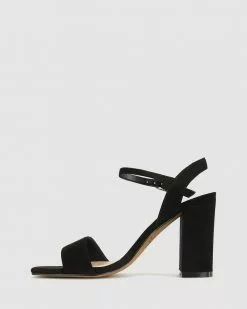 Betts Kennedy High Block Heels Black Micro -Sandals Sales Shop http3A2F2Fstatic.theiconic.com .au2Fp2Fbetts 3874 1288421 3
