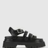 Betts Energy Chunky Flatform Sandals Black