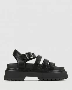 Betts Energy Chunky Flatform Sandals Black