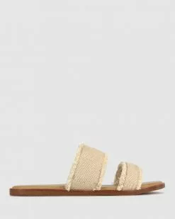 Betts Mirage Linen Slides Natural Linen