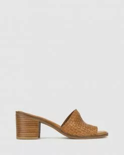 Betts Laurie Leather Mule Cognac