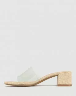 Betts Siara Vinylite Block Heel Mules Natural -Sandals Sales Shop http3A2F2Fstatic.theiconic.com .au2Fp2Fbetts 7925 1889441 3