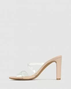 Betts Skyler Skinny Block Heel Mules Clear/Nude -Sandals Sales Shop http3A2F2Fstatic.theiconic.com .au2Fp2Fbetts 7977 1240341 3