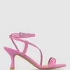 Betts Lake Low Stiletto Sandals Pink