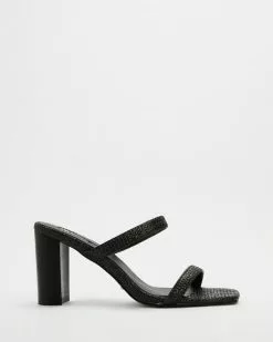 Billini Casey Black Raffia-Black
