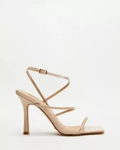 Billini Bentley Heels Nude Patent