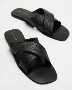 Billini Kacee Black Raffia -Sandals Sales Shop http3A2F2Fstatic.theiconic.com .au2Fp2Fbillini 4392 0133431 3