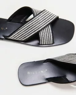 Billini Kacee Black & White Raffia -Sandals Sales Shop http3A2F2Fstatic.theiconic.com .au2Fp2Fbillini 9389 2133431 5