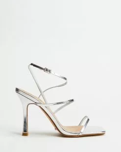 Billini Bentley Heels Silver Metallic