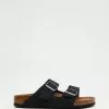 Birkenstock Arizona BirkiBuc Microfibre Vegan Regular - Women's Black