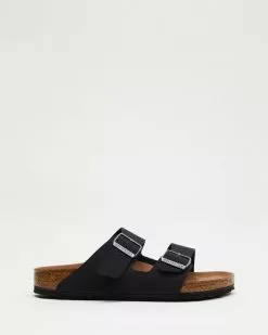 Birkenstock Arizona BirkiBuc Microfibre Vegan Regular - Women's Black