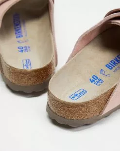 Birkenstock Kyoto Suede Leather Soft Footbed Regular - Women's Soft Pink Suede & Nubuck -Sandals Sales Shop http3A2F2Fstatic.theiconic.com .au2Fp2Fbirkenstock 1196 9264941 3